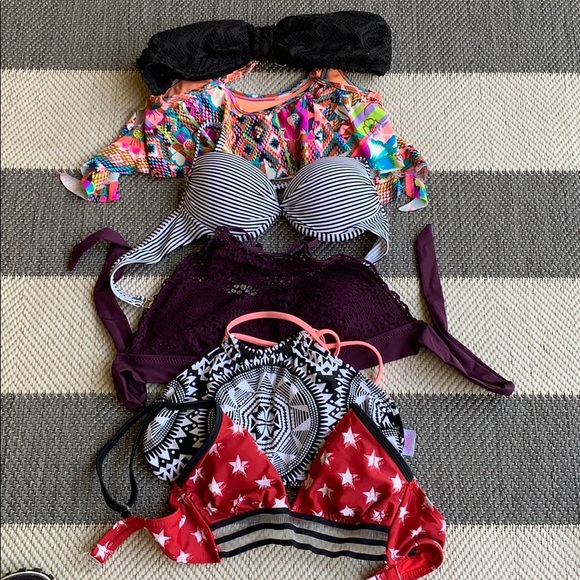 catalina,OP,xhilaration,mossimo,hot water Other - 🌺Lot 6 juniors bathing suit tops